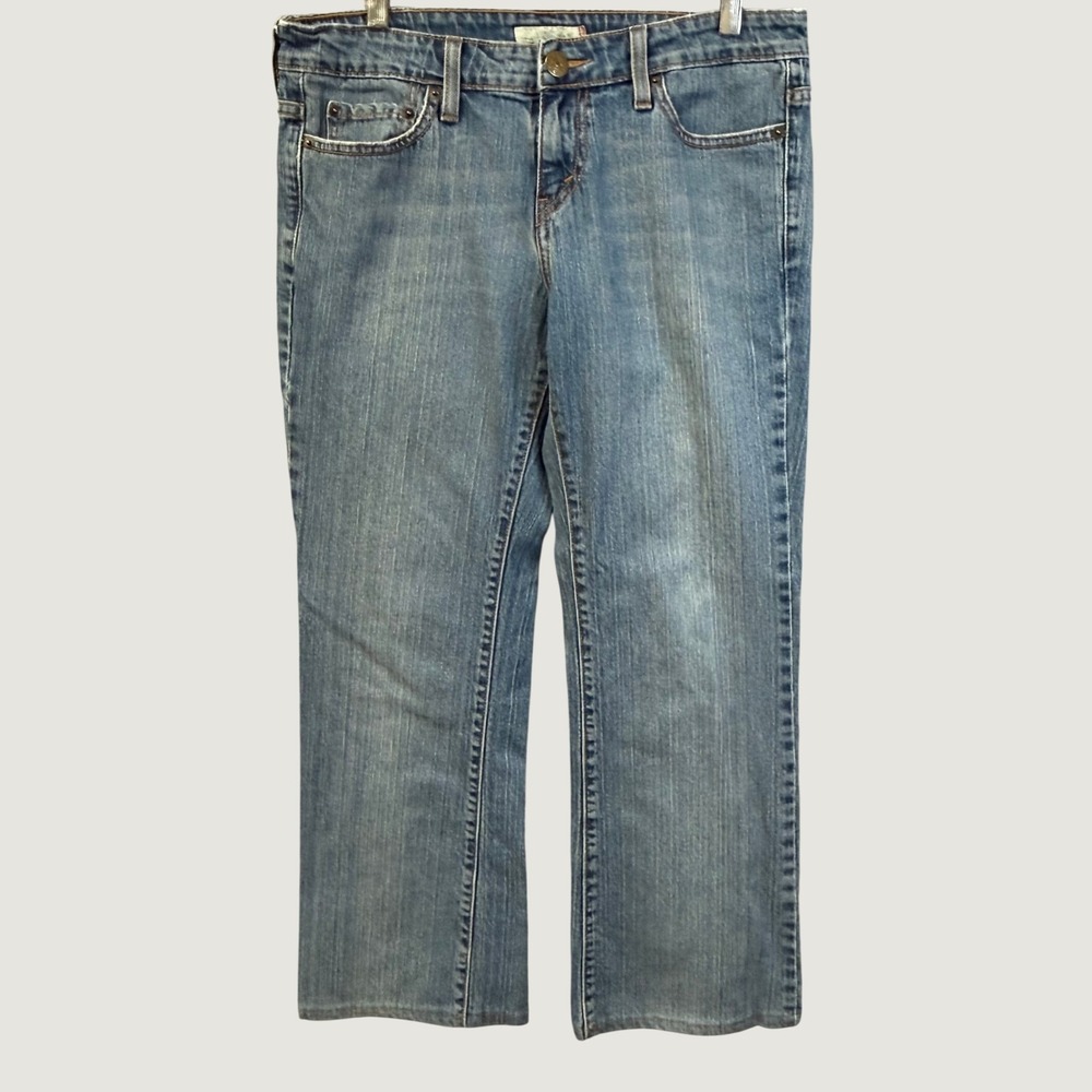 Levis 515‎ Low Boot Cut Jeans Womens 12 Medium Wash Blue Denim Pants 515-0217